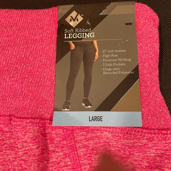 Soft ribbed legging high rise pants - Picture 2 of 10